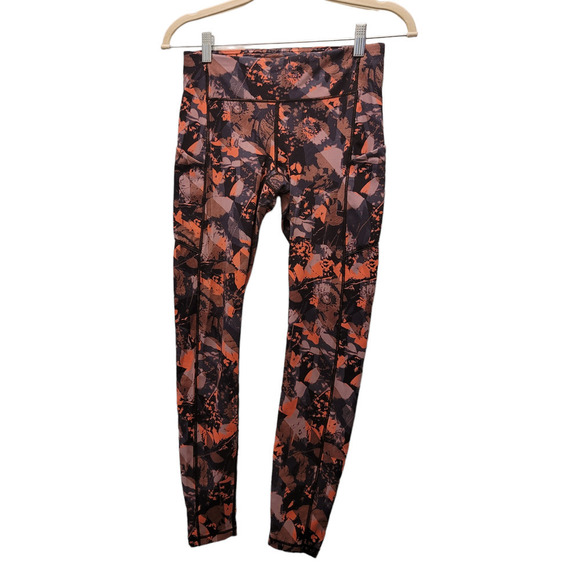 Lululemon Fast & Free 7/8 Tight II 25" Translucence Alpine White Multi Size 6 - Picture 1 of 5